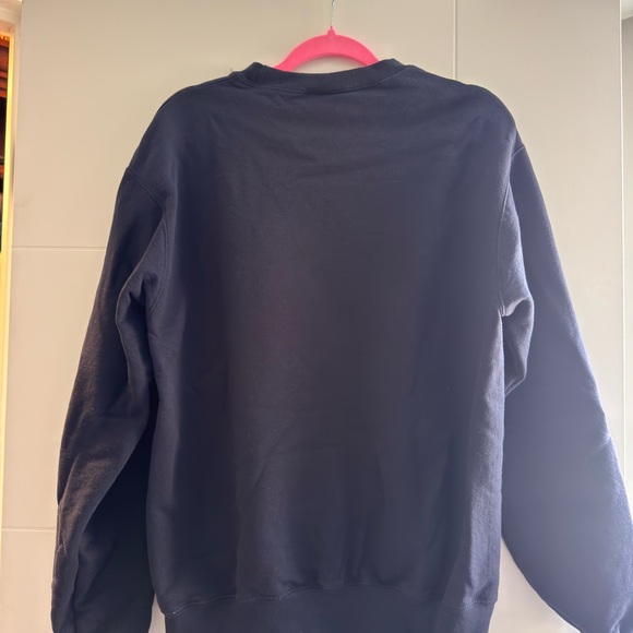 Champion Men's Navy University of Michigan Crewneck with Yellow Michigan Logo - Picture 4 of 4